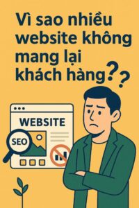Tại sao website không có khách hàng